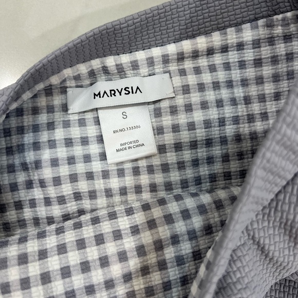 Marysia French Gramercy Peplum Bottoms Grey Swim Size Small NWOT - Picture 3 of 3